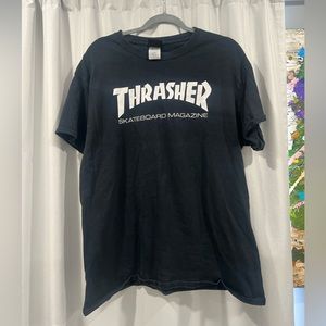Black Thrasher Logo T-Shirt